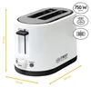 TZS First Austria Doppel Kurzschlitz Toaster, 2 Scheiben, Produktbild-Vorschau 1