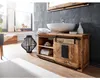 home24 Waschbeckenunterschrank - Mango Massiv / Eisen - Produktbild-Vorschau 3