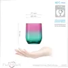 PLATINUX Trinkgläser Rosa-Türkis aus Glas Bunt 240ml Produktbild-Vorschau 4