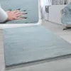 Hochflor Teppich Für Wohnzimmer Softes Kaninchenfell Imitat Produktbild-Vorschau 1