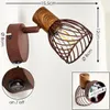 Laccio »Laccio« verstellbare Wandlampe aus Metall/Holz in Produktbild-Vorschau 2