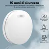 Aroha Link Rilevatore di Fumo Collegabile - Batteria da 10 Anteprima dell’immagine prodotto 3