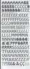 Autocollant décoratif - lettres argentées Voir les images du produit 2