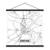 MuchoWow® Textilposter Stadtplan - Speyer - Karte 120x120 Produktbild-Vorschau 1