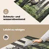 KitchenYeah© Herdabdeckplatte Hirsche - Bäume - Gras , Produktbild-Vorschau 2