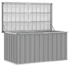 vidaXL Box da giardino grigio 129x67x65 cm Anteprima dell’immagine prodotto 1