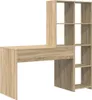A product shot of a desk with shelving unit. Anteprima dell’immagine prodotto