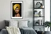 MuchoWow® MuchoWow® Gerahmtes Poster Frau - Farben - Gelb Produktbild-Vorschau 2