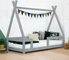 Kinderholzbett NAKANA in Form eines Tipis mit Seitenteil Produktbild-Vorschau 5
