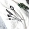 HowHomely | 16-częściowy zestaw sztućców - Szary - Podgląd zdjęcia produktu 2