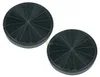 2x Kohlefilter Filter passend für EFF62, F196 FAC529 Ø196mm Produktbild-Vorschau 2