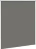 A dark gray roller blind is shown against a light gray background. Produktbild-Vorschau