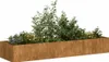 vidaXL Pflanzkübel Rostig 280x80x40 cm Wetterfester Stahl Produktbild-Vorschau 2