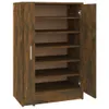 vidaXL Botník kouřový dub 60x35x92 cm materiál na bázi Náhled obrázku produktu 3