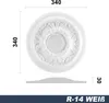 MARBET DESIGN Stuckrosette aus EPS Styropor - Deckenrosette Produktbild-Vorschau 2