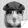 MuchoWow® Poster Meerschweinchen - Baskenmütze - Brille - Produktbild-Vorschau 1