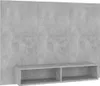 vidaXL TV-Wandschrank Betongrau 120x23,5x90 cm Produktbild-Vorschau 1