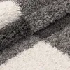 TapisTrend Zotteliger Teppich Grau-Weiß-Hellgrau 120x170 cm Produktbild-Vorschau 3