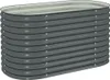 vidaXL Garten-Hochbeet 160x80x81 cm Verzinkter Stahl Grau Produktbild-Vorschau 4