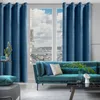 Vorhang Verdunklungsgardine mit Ösen 140x250 cm dunkelblau Produktbild-Vorschau 12