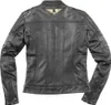 Black-Cafe London Shona II Damen Motorrad Lederjacke, M Produktbild-Vorschau 3