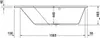 Badewanne PAIOVA 5 Ecke links, 1770x1300mm weiß weiß Produktbild-Vorschau 7