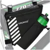 KRUMAD borsa telaio bici borsa triangolo impermeabile 1.2L Anteprima dell’immagine prodotto 7