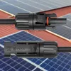 Kabel fotowoltaiczny 6 mm² z wtyczką 1 m, czarny Podgląd zdjęcia produktu 3