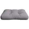 A gray tufted cushion is shown from a side-on perspective against a white background. Produktbild-Vorschau