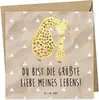 Mr. & Mrs. Panda Glückwunschkarte Giraffe Kind - Sandig - Produktbild-Vorschau 1
