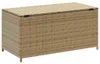 vidaXL Zahradní truhla Beige 190L Poly Rattan Náhled obrázku produktu 6