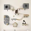 BALCONERA Kletterwand Katzen 5-Teiliges Set aus Holz & Produktbild-Vorschau 2