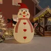 vidaXL Aufblasbarer Schneemann mit LEDs 460 cm Produktbild-Vorschau 2