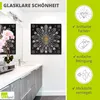 ARTland Glasbild Mandala - Eisblume Größe: 30x30 cm Produktbild-Vorschau 2
