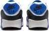 The back view of a pair of Nike Air Max 90 sneakers. Produktbild-Vorschau