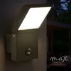 LED Außenwandleuchte mit Bewegungsmelder: Schwarz, Produktbild-Vorschau 7