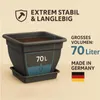 Bac à plantes XXL 60 x 60 avec réservoir d'eau et soucoupe Voir les images du produit 4