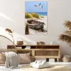 Bild auf Leinwand - Leinwandbild - Einteilig - Strand Möwen Produktbild-Vorschau 7