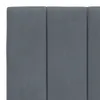 vidaXL Kopfteil-Kissen "Hanko" Dunkelgrau 180 cm Samt Produktbild-Vorschau 9