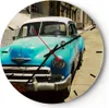 Wanduhr - Rund - Glasuhr - Auto Klassiker Kuba Havanna - Produktbild-Vorschau 1