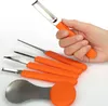 com-four® 6-teiliges Kürbis Schnitz-Set für Halloween - Produktbild-Vorschau 7