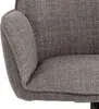 Glenda chaise de salle à manger avec accoudoirs tissu gris Voir les images du produit 8