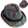 Trilby Party Hut Discohut Sommerhut Wendepailetten bunt Produktbild-Vorschau 2