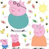 Sanders & Sanders Wandtattoo Peppa Wutz Multicolor - 601337 Produktbild-Vorschau 1