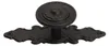 GA11 Bouton avec plaque SD02, noir supermat Voir les images du produit 1