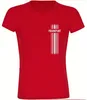multifanshop Damen T-Shirt - Frankfurt - Streifen, rot, Produktbild-Vorschau 1