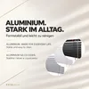 55x130 cm Weiß Fensterjalousie Aluminium-Jalousie 25 mm Produktbild-Vorschau 7