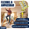 MASKO® Leiter Aluminium 6in1 Mehrzweckleiter Anlegeleiter Produktbild-Vorschau 6