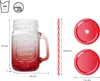 Trinkgläser Farbverlauf - 500ml + Ersatzdeckeln Produktbild-Vorschau 2