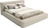 FEDVE Polsterbett Fummo aus Bouclé-Stoff 180x200 cm, Beige Produktbild-Vorschau 5